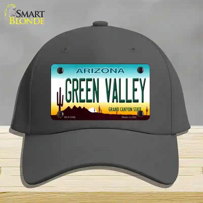 Green Valley Arizona Novelty License Plate Hat Cotton / Charcoal