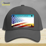 Arizona with American Flag Novelty License Plate Hat HAT-MLP-12331