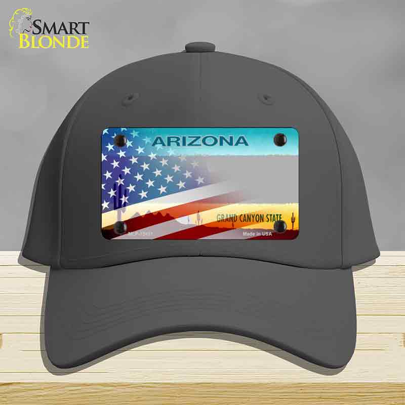 Arizona License Plate American Flag Novelty License Plate Hat HAT-MLP-12431