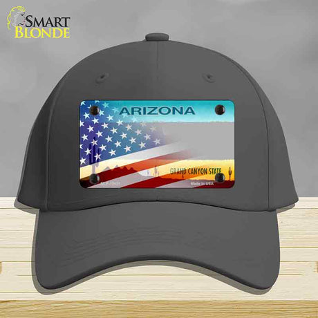 Arizona License Plate American Flag Novelty License Plate Hat HAT-MLP-12431