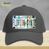 Florida State Strip Art Novelty License Plate Hat Tag Cotton Charcoal