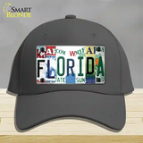 Florida Strip Art Novelty License Plate Hat Tag Cotton Charcoal