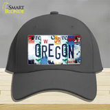 Oregon Strip Art Novelty License Plate Hat Tag Cotton Charcoal