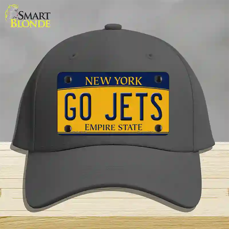 New York Go Jets Novelty License Plate Hat Tag Cotton Charcoal