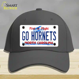 Hornets Fan Novelty License Plate Hat Tag Cotton Charcoal