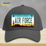 Air Force Arizona Novelty License Plate Hat Tag Cotton Charcoal