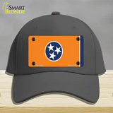 Tennessee Flag Orange Novelty License Plate Hat Tag Cotton Charcoal