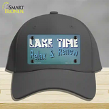 Lake Time Novelty License Plate Hat Tag Cotton Charcoal
