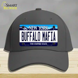 Buffalo Mafia New York Novelty License Plate Hat Tag Cotton Charcoal