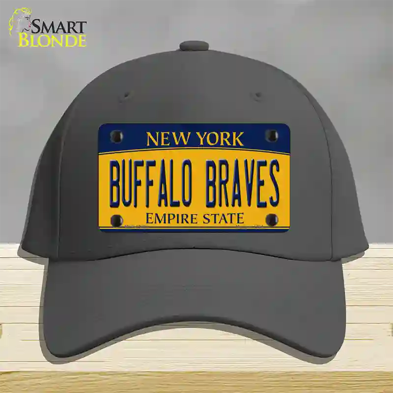 Buffalo Braves New York Novelty License Plate Hat Tag Cotton Charcoal