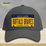 Buffalo Braves New York Novelty License Plate Hat Tag Cotton Charcoal
