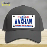 Waxhaw North Carolina Novelty License Plate Hat Tag Cotton Charcoal
