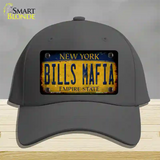 Bills Mafia New York Yellow Rusty Novelty License Plate Hat Tag Cotton Charcoal