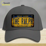 The Ralph New York Rusty Novelty License Plate Hat Tag Cotton Charcoal