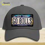 Go Bills New York Rusty Novelty License Plate Hat Tag Cotton Charcoal