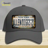 Allen Diggs 21 NY Excelsior Rusty Novelty License Plate Hat Tag Cotton Charcoal