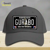 Gurabo Puerto Rico Black Novelty License Plate Hat Cotton / Charcoal