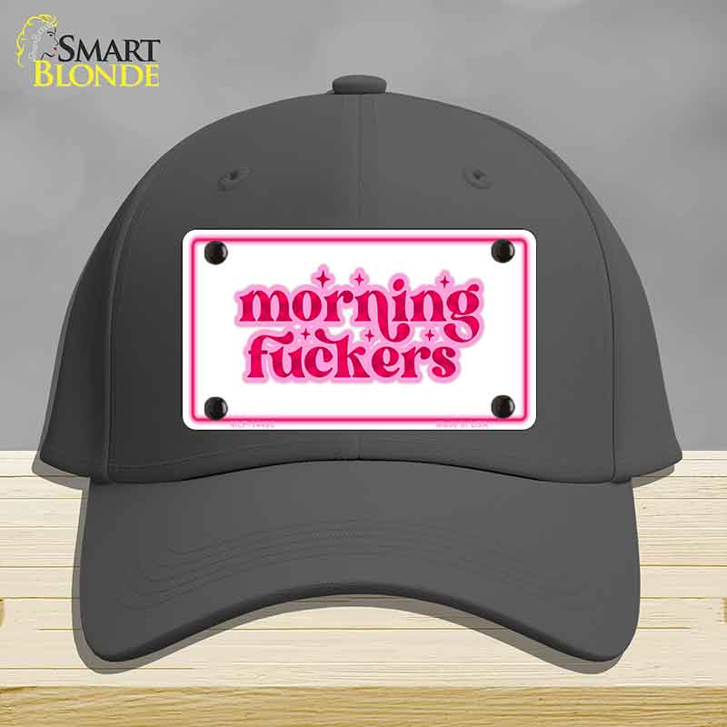 Morning F-ckers Novelty License Plate Hat HAT-MLP-14490