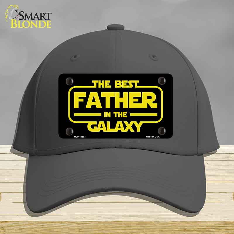 Best Father in the Galaxy Novelty License Plate Hat HAT-MLP-14503