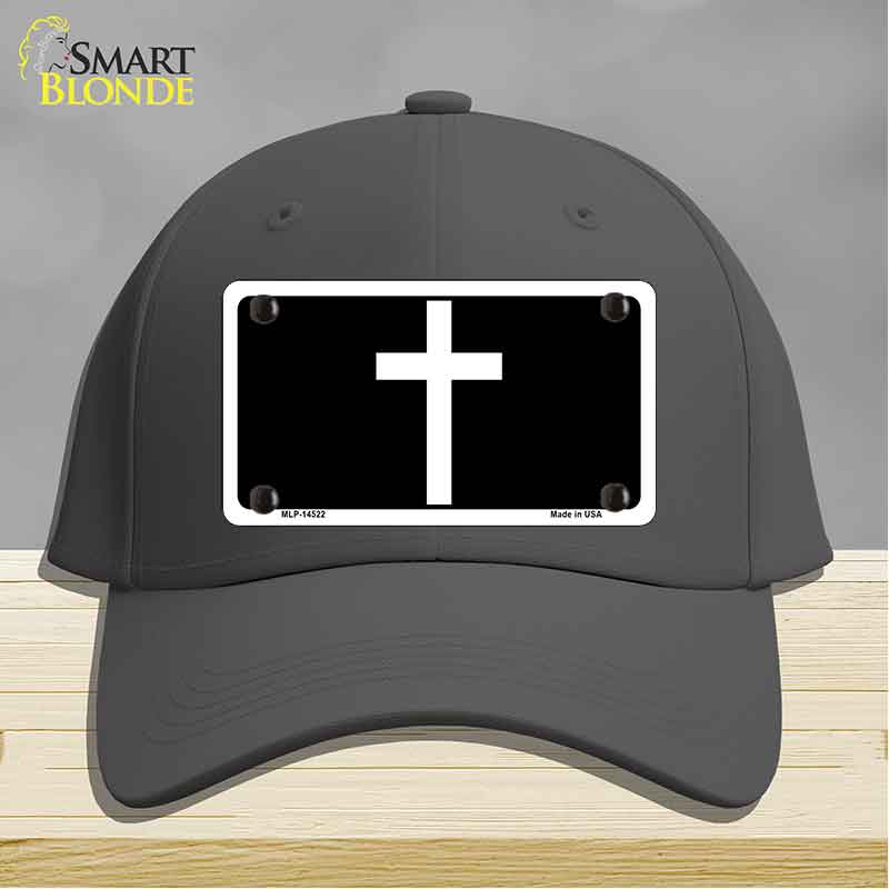 Cross Silhouette Novelty License Plate Hat HAT-MLP-14522