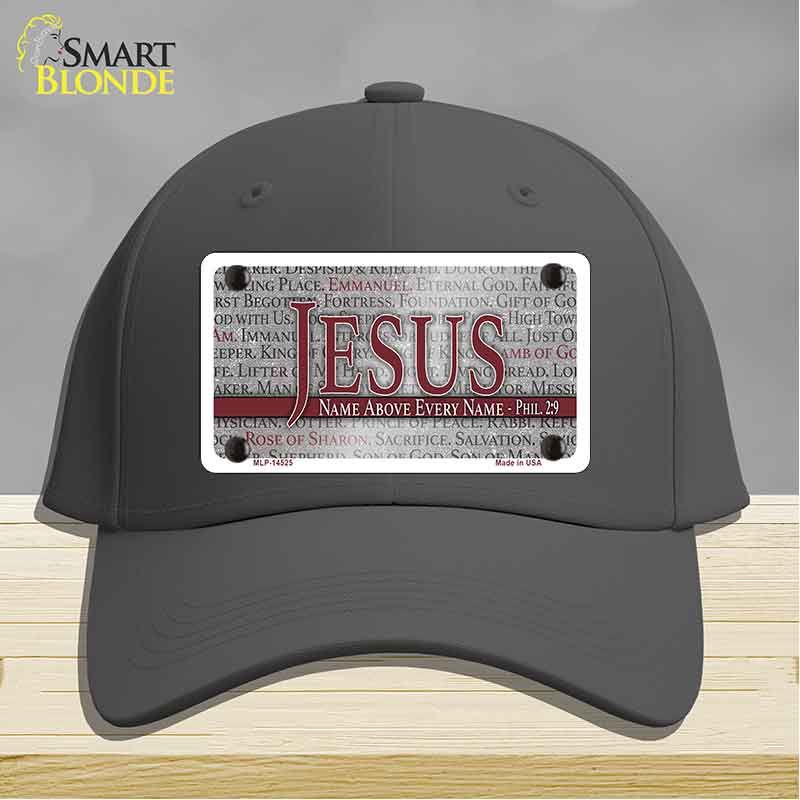 Jesus Name Above Every Name Novelty License Plate Hat HAT-MLP-14525