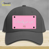 Im Literally Just a Girl Novelty License Plate Hat HAT-MLP-14530