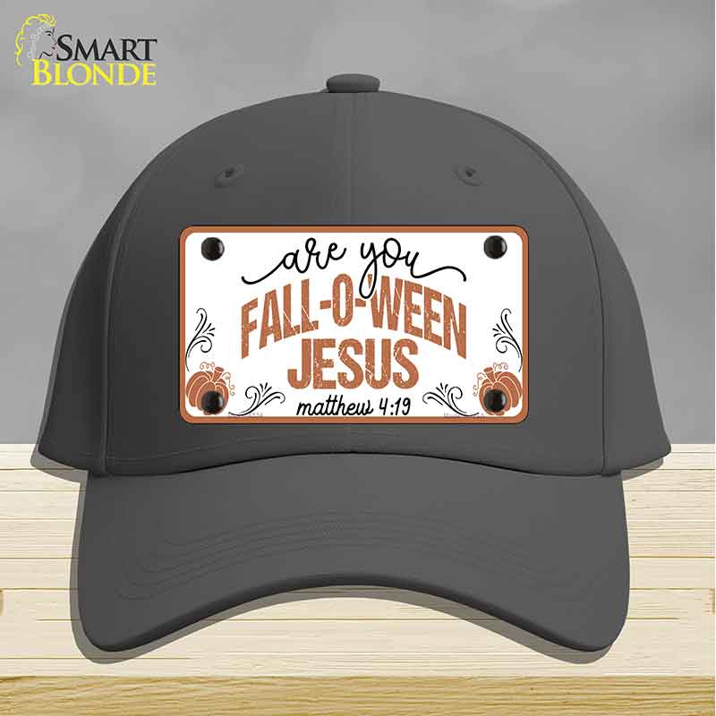Fall-o-ween Jesus Novelty License Plate Hat HAT-MLP-14534
