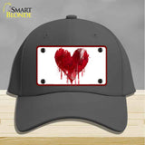 Bloody Heart Novelty License Plate Hat HAT-MLP-14538