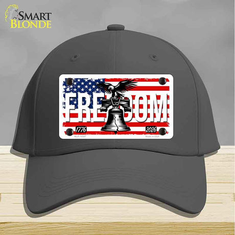 Freedom Liberty Bell Novelty License Plate Hat HAT-MLP-14547 Cotton Charcoal
