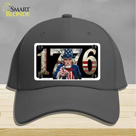 1776 Uncle Sam Novelty License Plate Hat HAT-MLP-14548 Cotton Charcoal