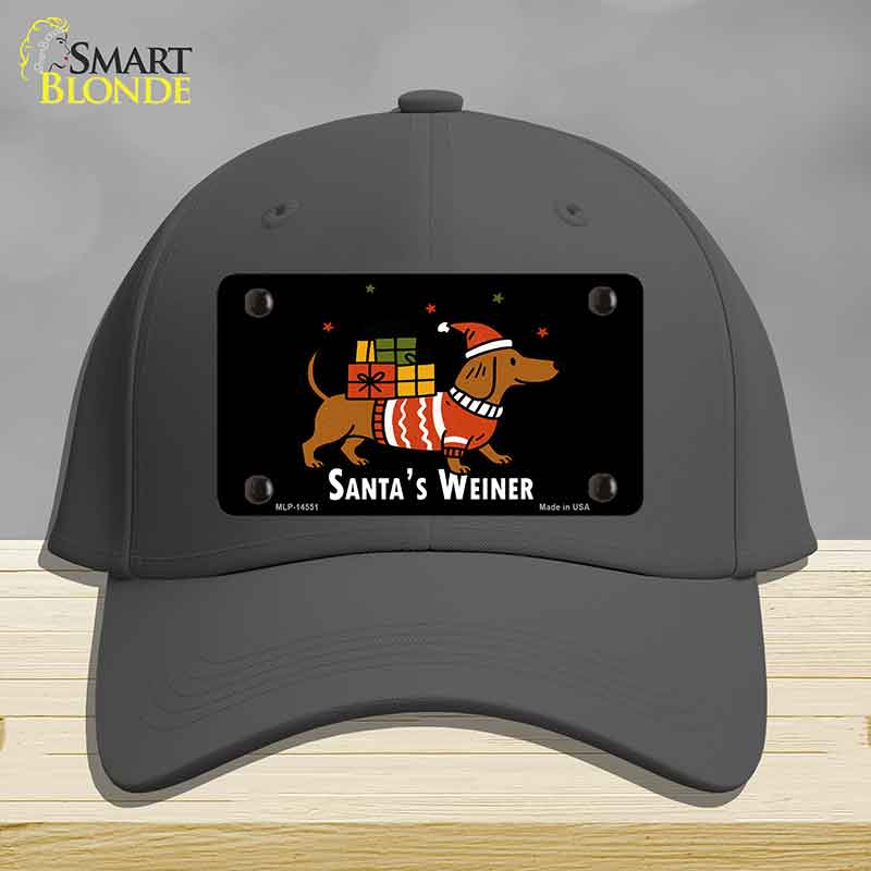 Santas Weiner Novelty License Plate Hat HAT-MLP-14551