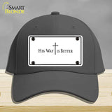 His Way is Better Novelty License Plate Hat HAT-MLP-14559