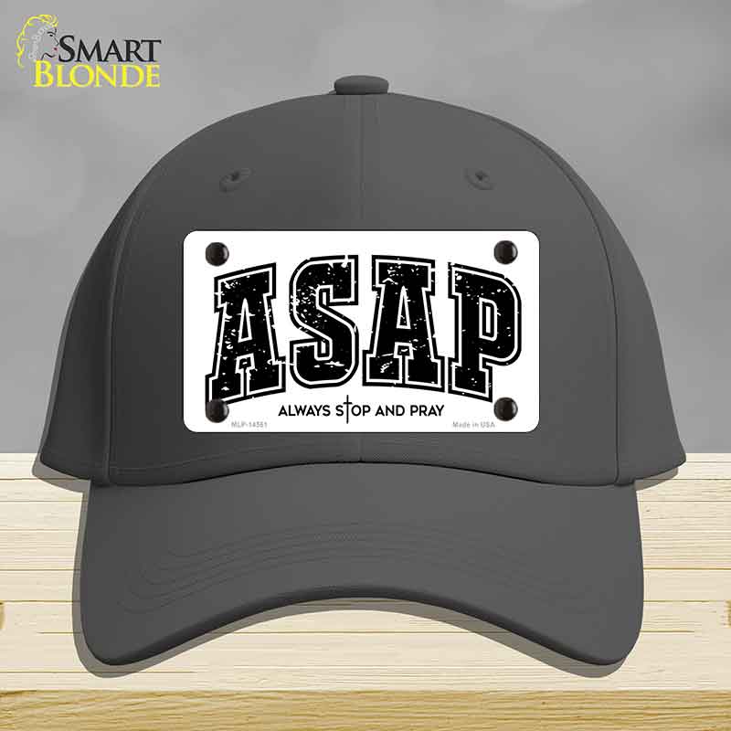 Always Stop and Pray Novelty License Plate Hat HAT-MLP-14561