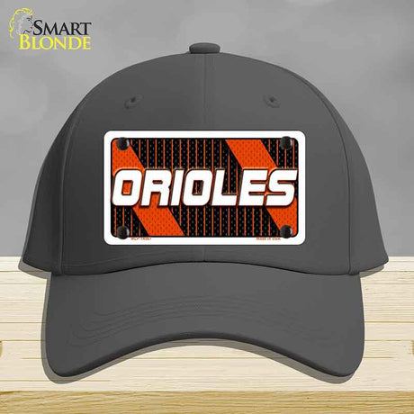 ORIOLES Graphic Novelty License Plate Hat HAT-MLP-14567 Cotton Charcoal