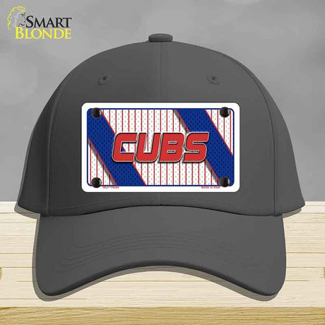 CUBS Graphic Novelty License Plate Hat HAT-MLP-14569 Cotton Charcoal