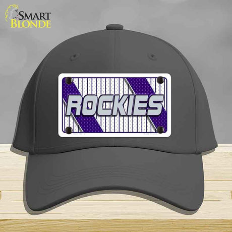 ROCKIES Graphic Novelty License Plate Hat HAT-MLP-14573 Cotton Charcoal