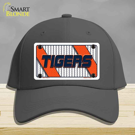 TIGERS Graphic Novelty License Plate Hat HAT-MLP-14574 Cotton Charcoal