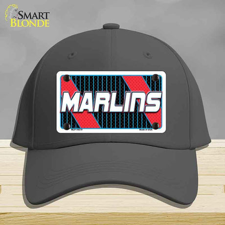 MARLINS Graphic Novelty License Plate Hat HAT-MLP-14579 Cotton Charcoal