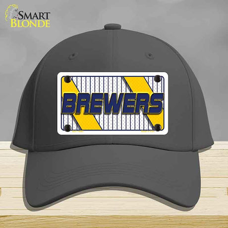 BREWERS Graphic Novelty License Plate Hat HAT-MLP-14580 Cotton Charcoal