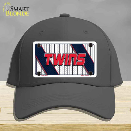TWINS Graphic Novelty License Plate Hat HAT-MLP-14581 Cotton Charcoal