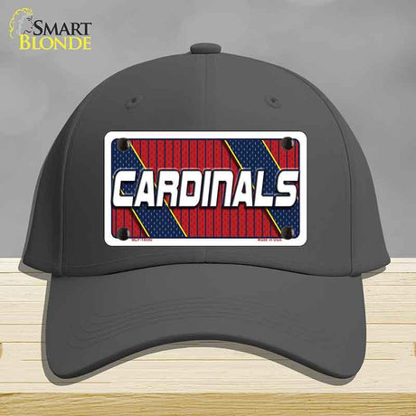 Gray cap with 'Cardinals' logo on a gray background