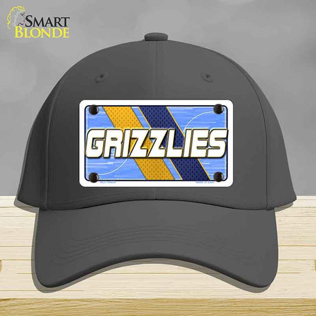 Black cap with 'GRIZZLIES' logo on a gray background