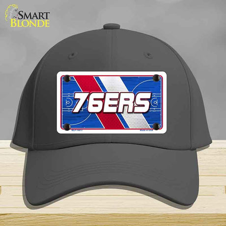 76ERS Graphic Novelty License Plate Hat HAT-MLP-14617 Cotton Charcoal