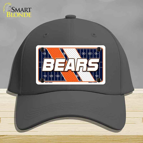 BEARS Graphic Novelty License Plate Hat HAT-MLP-14630 Cotton Charcoal