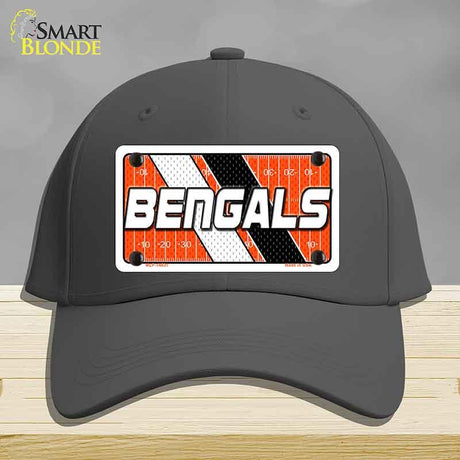 BENGALS Graphic Novelty License Plate Hat HAT-MLP-14631 Cotton Charcoal