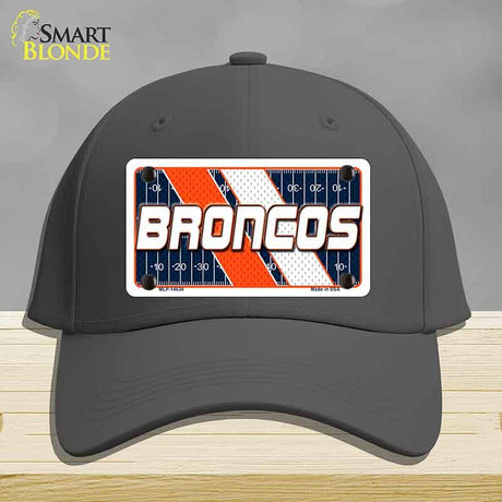 BRONCOS Graphic Novelty License Plate Hat HAT-MLP-14634 Cotton Charcoal