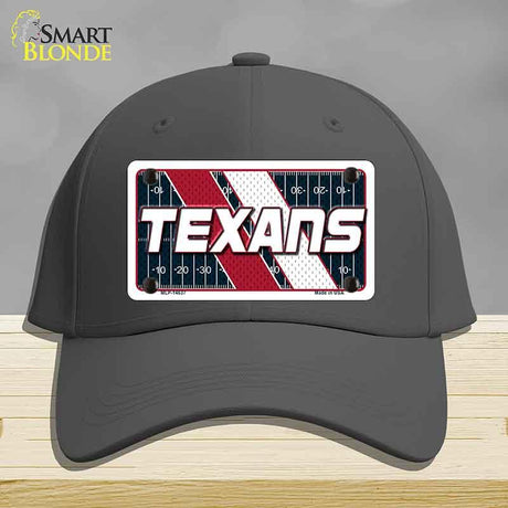 TEXANS Graphic Novelty License Plate Hat HAT-MLP-14637 Cotton Charcoal
