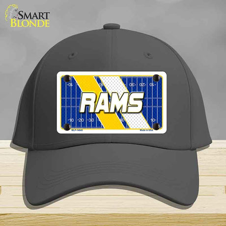 RAMS Graphic Novelty License Plate Hat HAT-MLP-14643 Cotton Charcoal