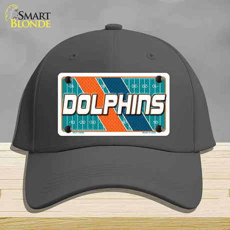 DOLPHINS Graphic Novelty License Plate Hat HAT-MLP-14644 Cotton Charcoal