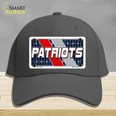 PATRIOTS Graphic Novelty License Plate Hat HAT-MLP-14646 Cotton Charcoal